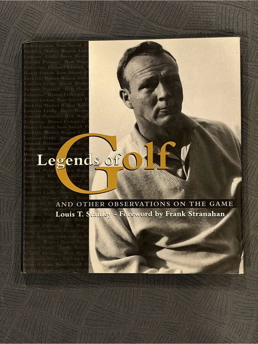 Legends of Golf Hardcover Book - Louis T. Stanley (Black/Cream)